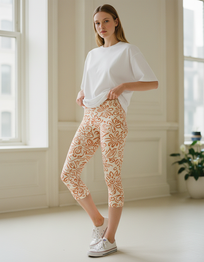 Muskmelon Langit Capri Leggings capri leggings