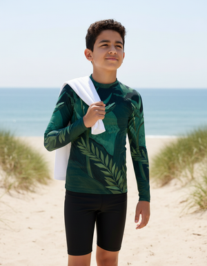 Alexandrite Tropique Youth Rash Guard Youth Rash Guard — Dripper