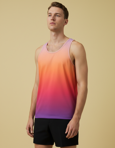 Men's Millennial Pink Celestia Tank Top tank top