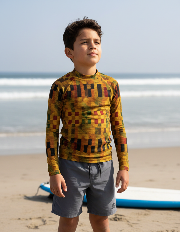 African Collection kids rashguards