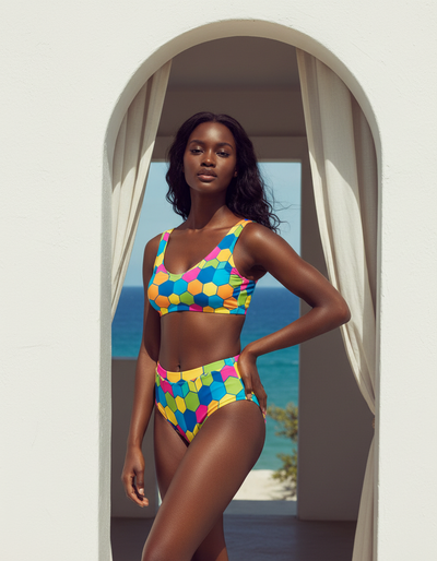 Asahi high-waisted bikini