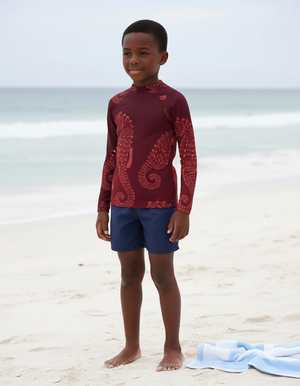 Kids Amaranth Abyss kids rashguards