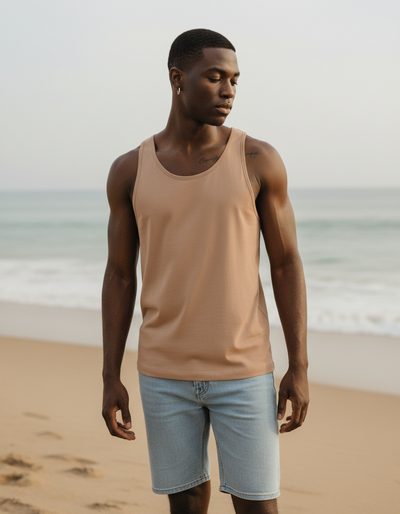 Men's Latte Tank Top tank top