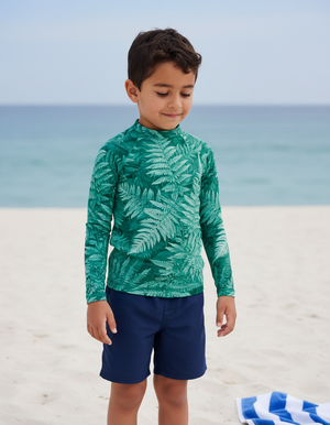 Kids Jelly Mint Emerald kids rashguards