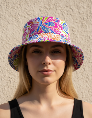 Ebb Tide Rimpa Bucket Hat