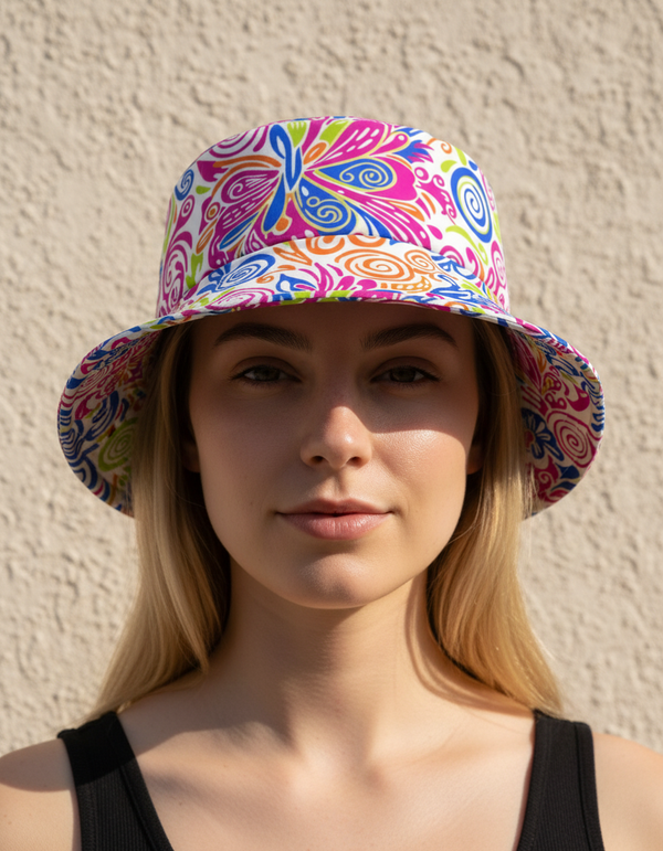 Ebb Tide Rimpa Bucket Hat