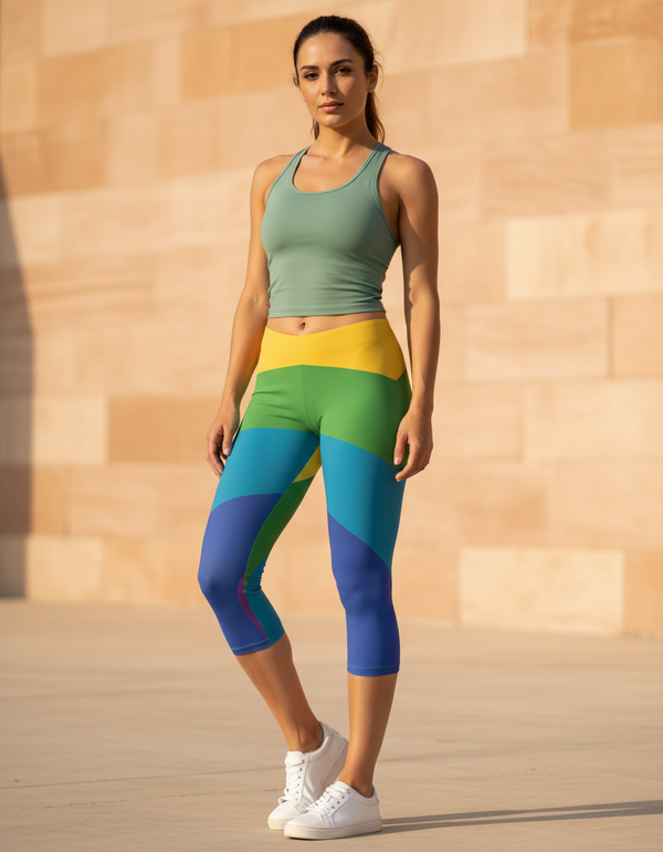 Prism Capri Leggings Capri Leggings — Dripper