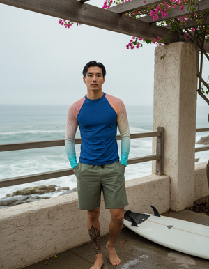 Men's Angora Prism men's short-sleeve rashguards