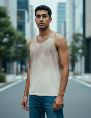 Men's Rainbow Patterns Tank Top