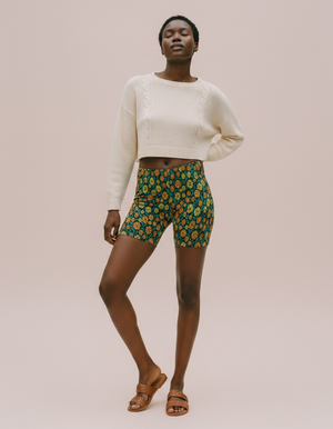 Women's Torajan Patterns Short Shorts