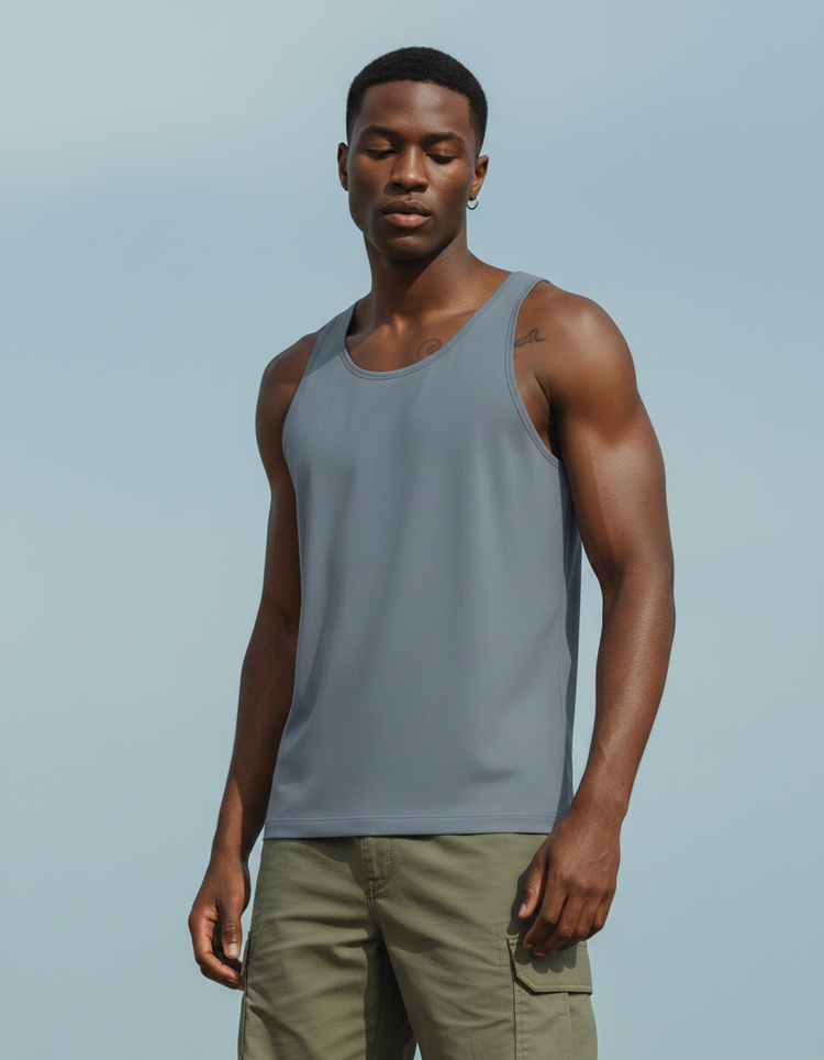 Slate Tank Top Men's Tank Top — Dripper