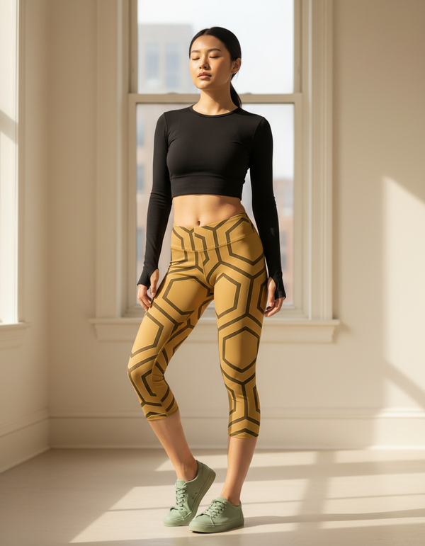Asahi Capri Leggings Capri Leggings — Dripper