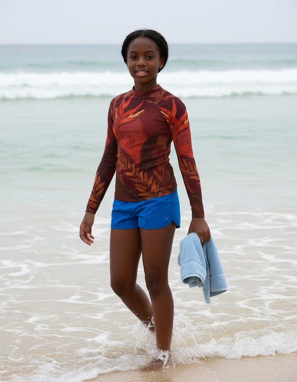 Youth Gauguin Tahiti Rash Guard