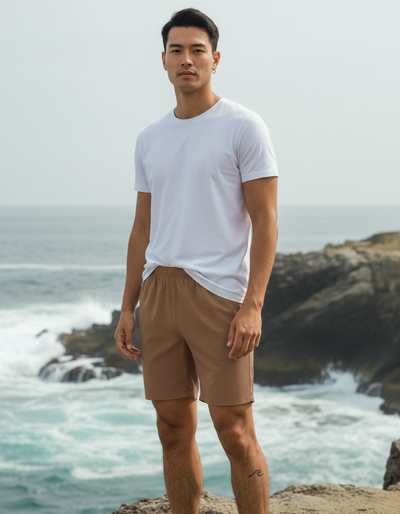 Mocha Men's Swim Trunks swim trunks