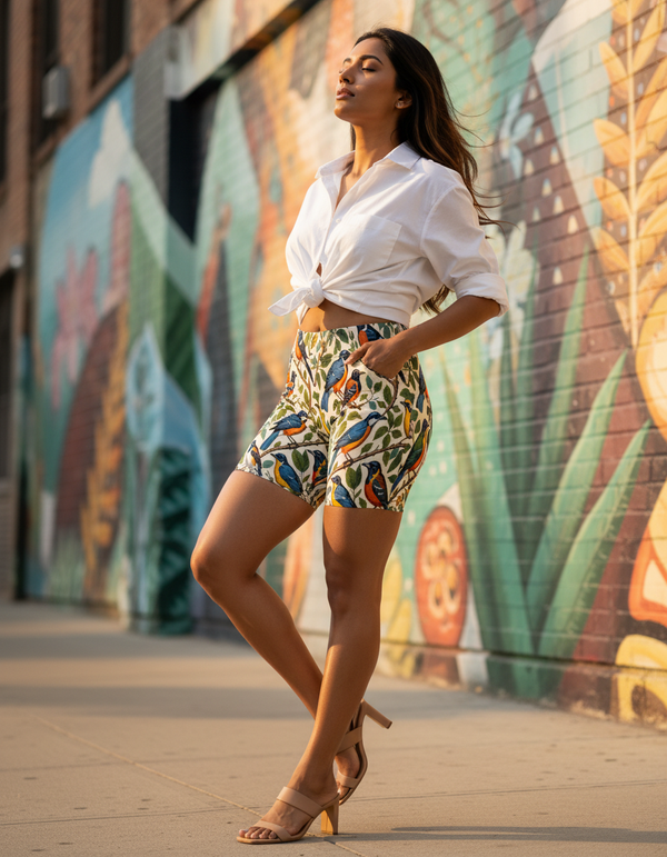 Audubon Bird women's short shorts