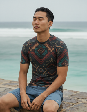 Woven Rash Guard Men's Rashguard — Dripper