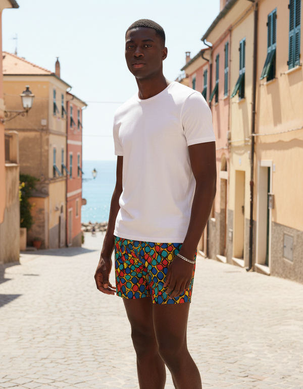 Kaleidoscope Men's Swim Trunks bikini — Dripper