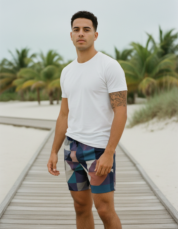 Men's Mid-Century Modern Swim Trunks