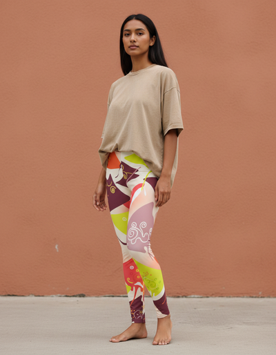 Amaranth Surge Leggings leggings
