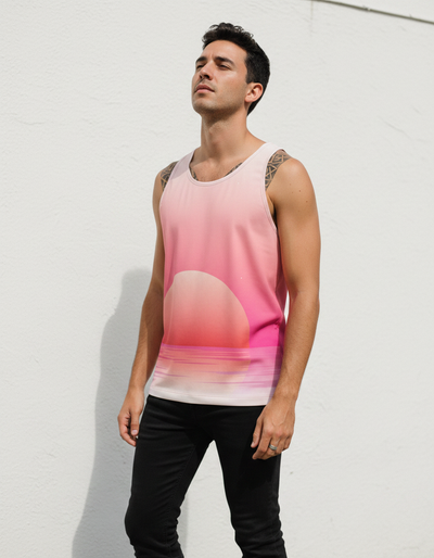 Men's Dusty Rose Ember Tank Top tank top
