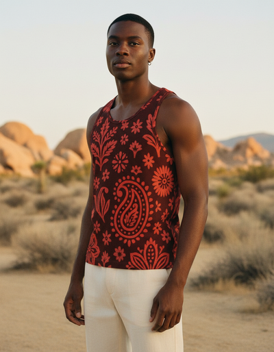 Men's Fiery Red Tantra Tank Top tank top