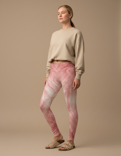 Millennial Pink Ebb Leggings leggings