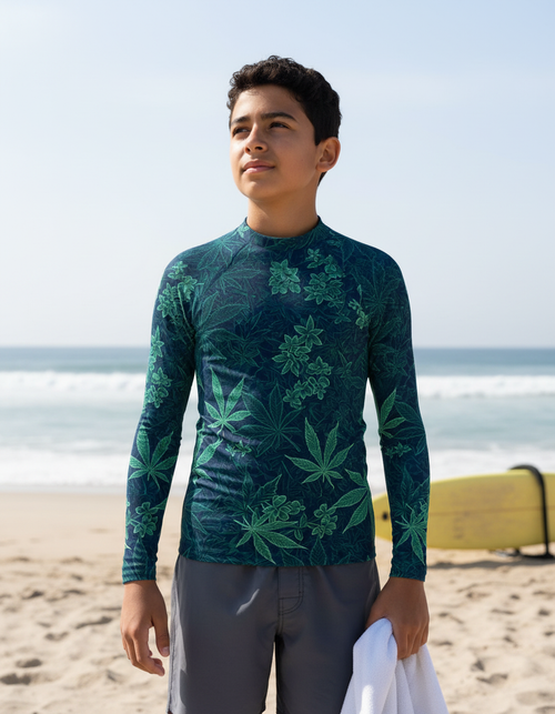 Alexandrite Kumo Youth Rash Guard Youth Rash Guard — Dripper