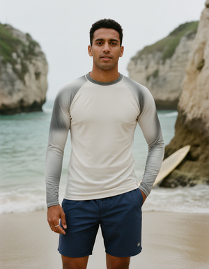 Men's White Onyx Chroma men's short-sleeve rashguards
