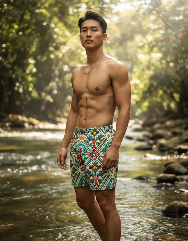 Kaleidoscope Men's Swim Trunks bikini — Dripper