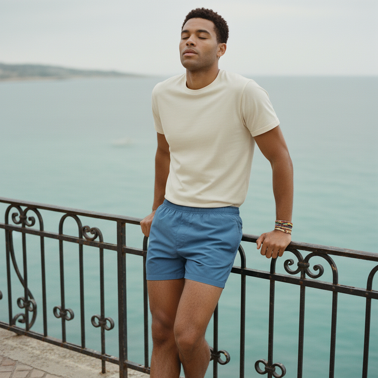 Denim Men's Swim Trunks Men's Swim Trunks — Dripper
