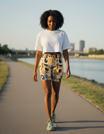 Lemon Yellow Form Short Shorts short shorts