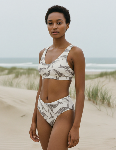 White Onyx Breeze high-waisted bikini