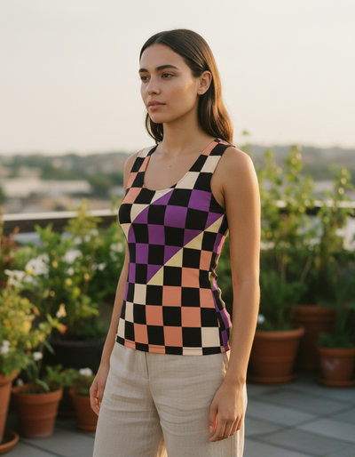 Women's Burnt Sienna Prism Tank Top tank top