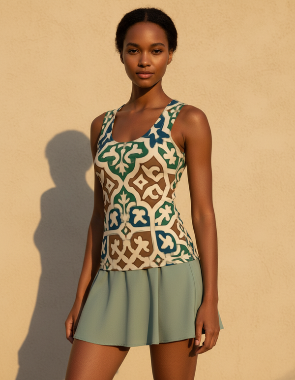Mosaic Tank Top bikini — Dripper