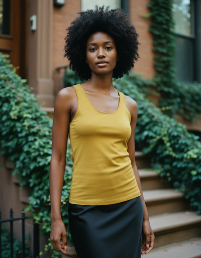 Women's Gold Tank Top tank top