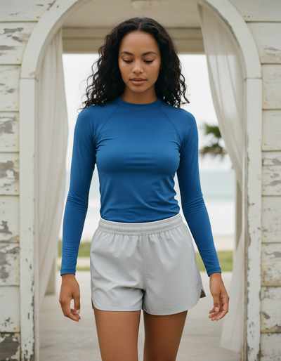 Women's Denim rash guard
