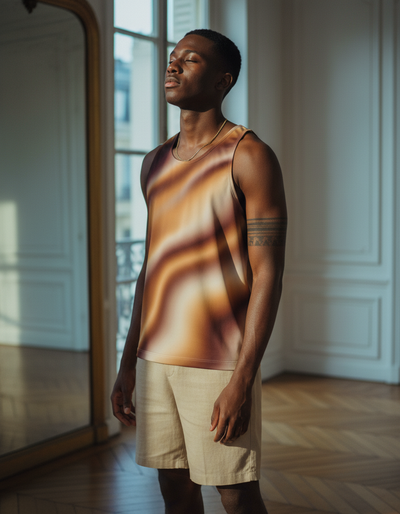 Men's Coffee Bean Nebula Tank Top tank top