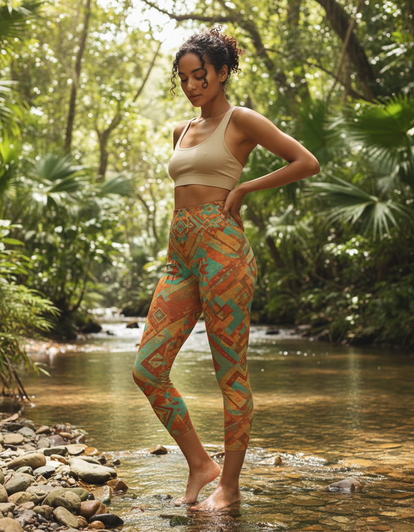 Chroma Capri Yoga Leggings Capri Yoga Leggings — Dripper
