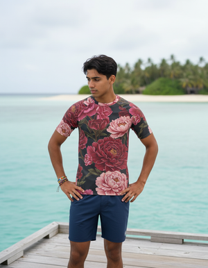 Blossom Rash Guard Men's Rashguard — Dripper