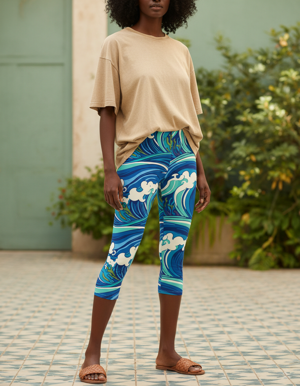 Ebb Capri Leggings Capri Leggings — Dripper