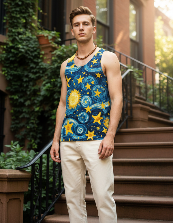 Nocturne Tank Top Men's Tank Top — Dripper