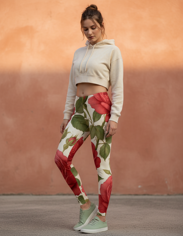 Petal Leggings Women's Leggings — Dripper