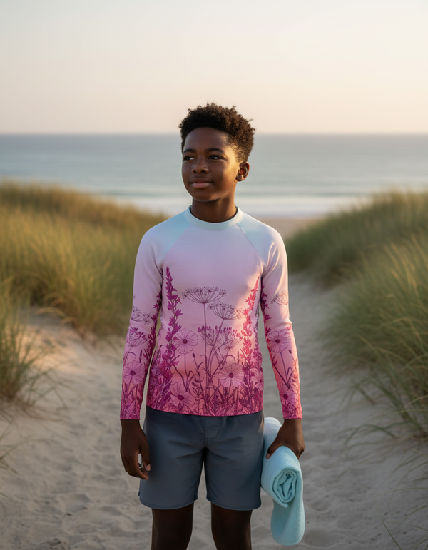 Wildflower Collection youth rashguards