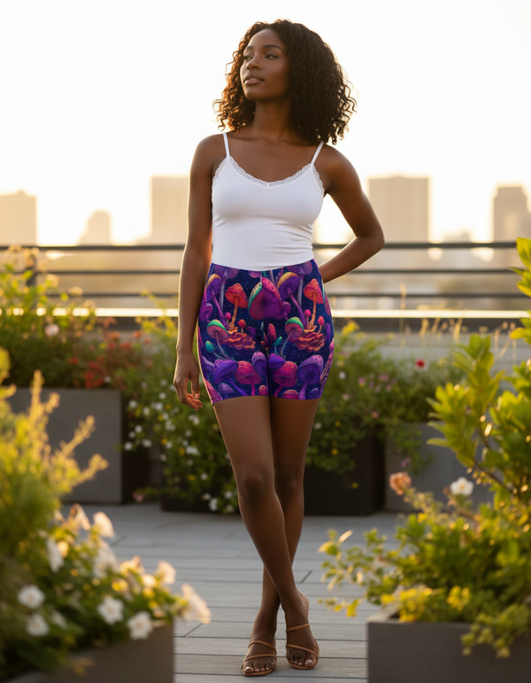 Mushroom Collection women's short shorts