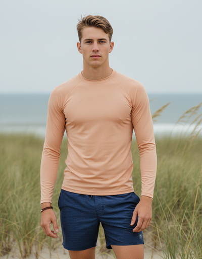 Men's Peach Fuzz rash guard