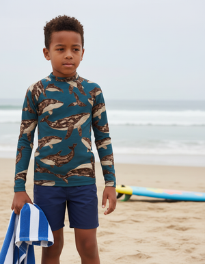 Kids Coffee Bean Breeze kids rashguards