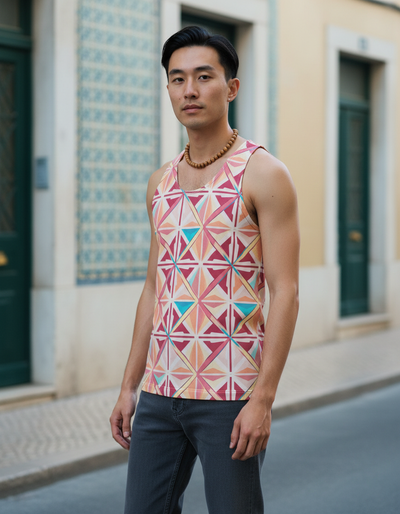 Men's Dusty Rose Mizu Tank Top tank top