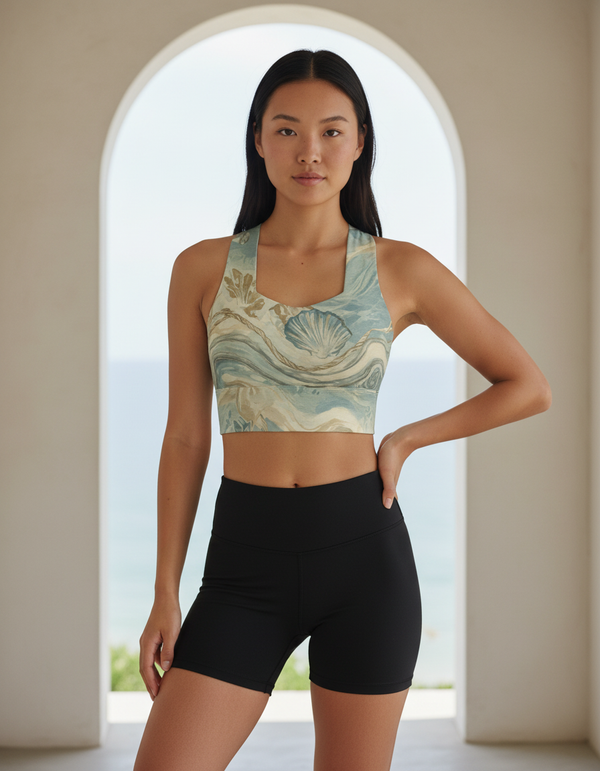 Tidepool longline sports bras