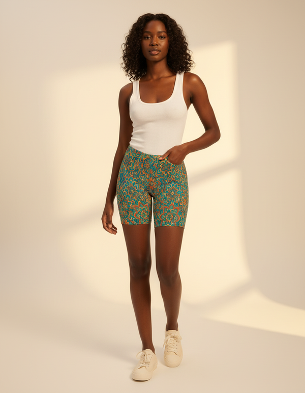 Mandalas women's short shorts
