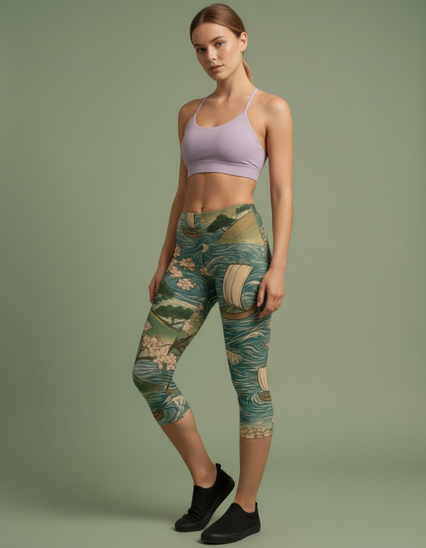 Edo Capri Leggings Capri Leggings — Dripper